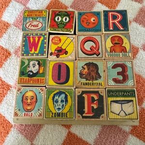 Fred and Friends XYZ blocks by Christian Northeast